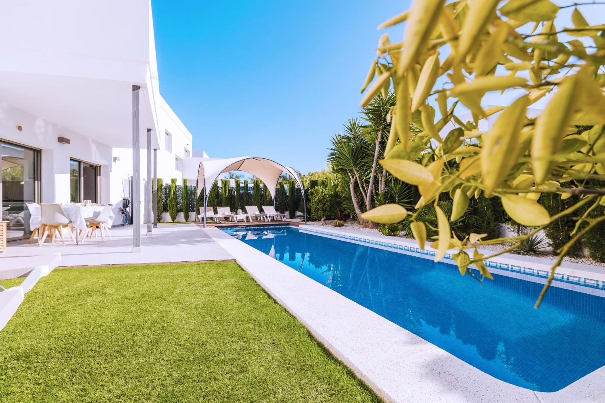 Casa Coco Stylisches Beachhouse Mit Pool & Sundeck Els Poblets Denia Екстериор снимка