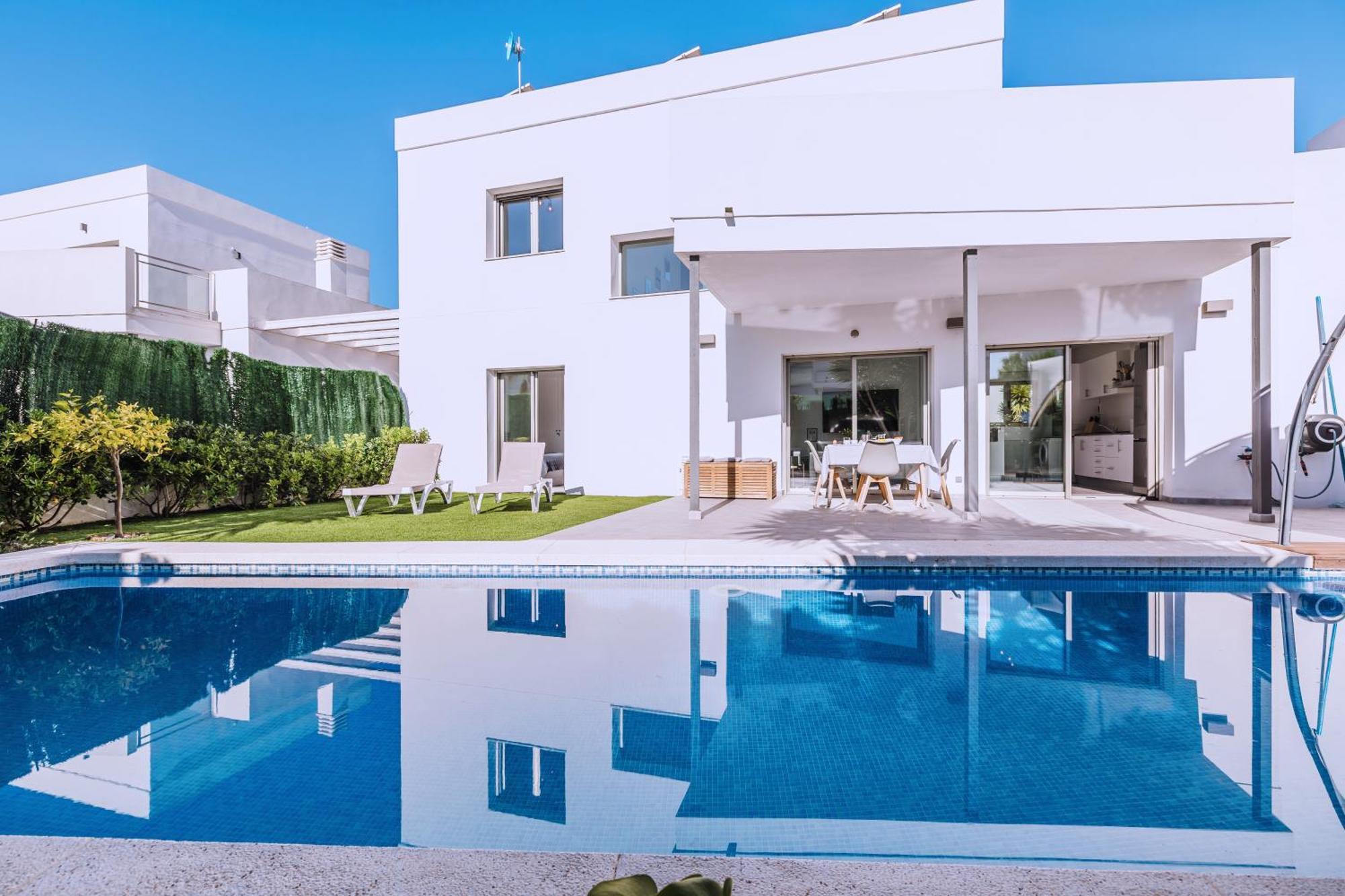 Casa Coco Stylisches Beachhouse Mit Pool & Sundeck Els Poblets Denia Екстериор снимка