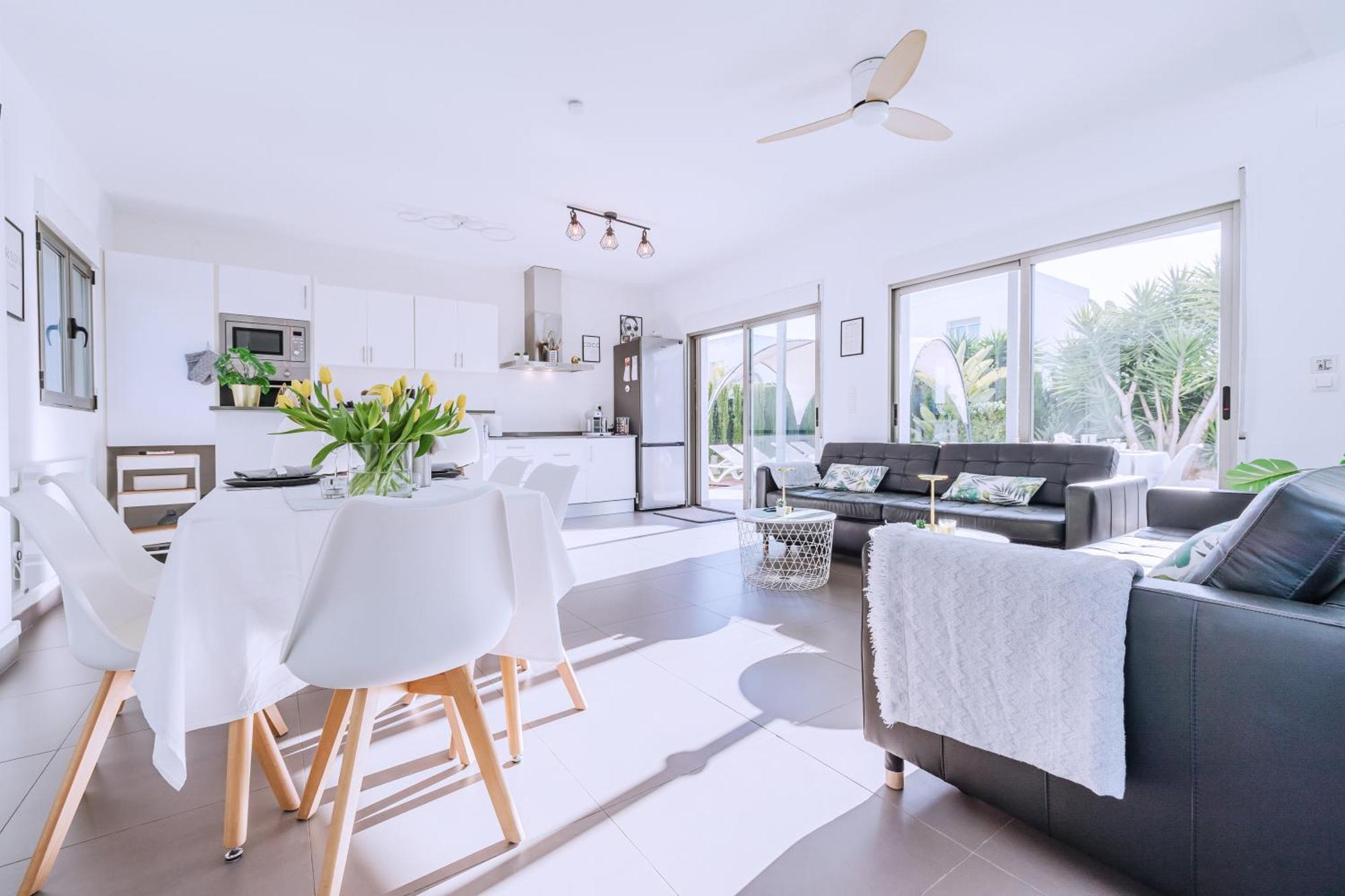 Casa Coco Stylisches Beachhouse Mit Pool & Sundeck Els Poblets Denia Екстериор снимка