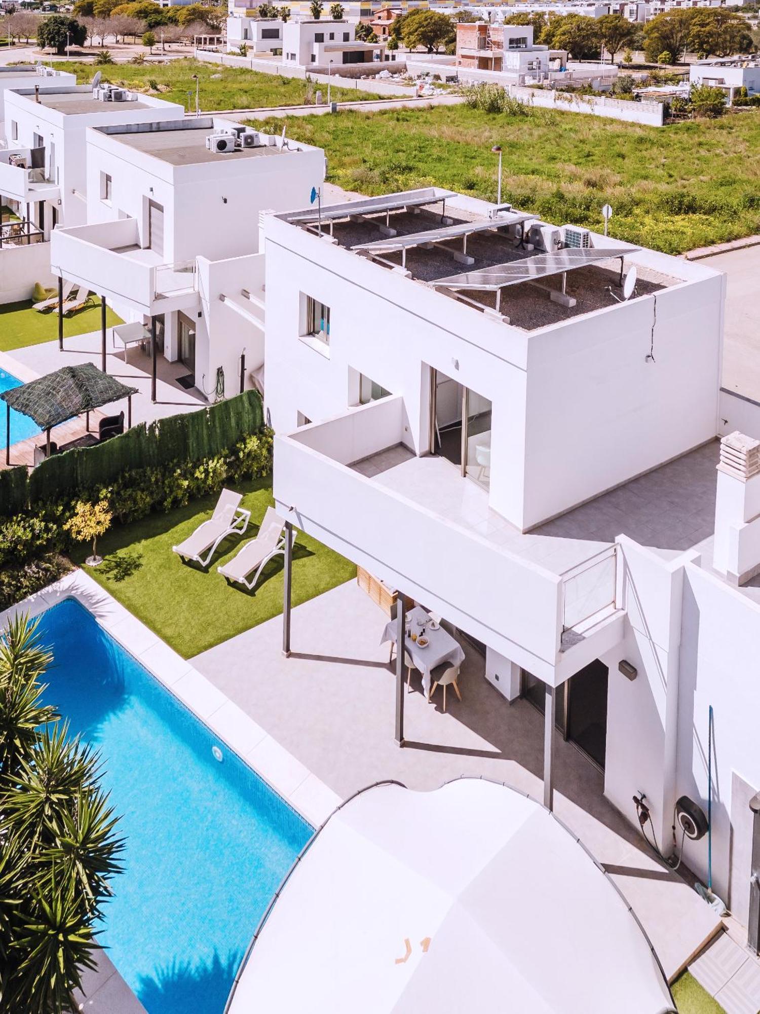 Casa Coco Stylisches Beachhouse Mit Pool & Sundeck Els Poblets Denia Екстериор снимка